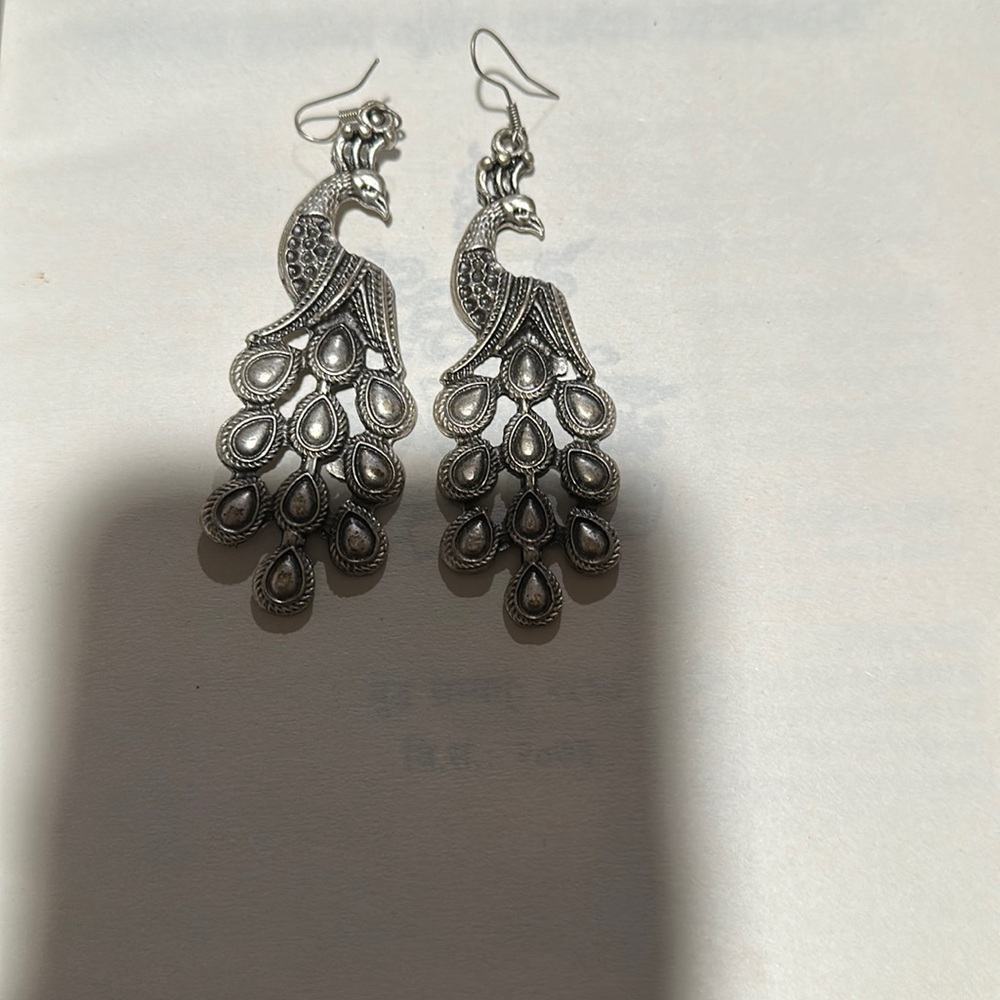 Antique peacocks earrings